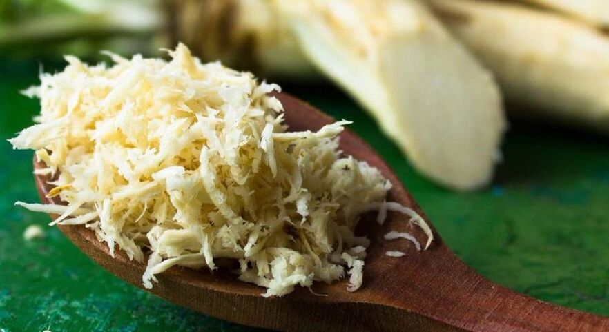 Racine de raifort pour le traitement de l'arthrose